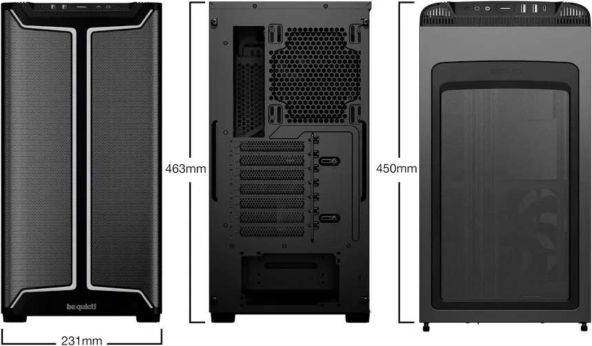 be quiet! Pure Base 501 DX ATX - vue 5