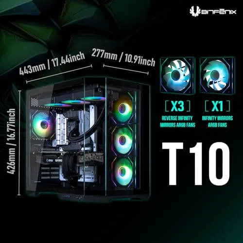 BitFenix T10 ATX RGB - vue 2