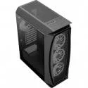 Boîtier Gamer ATX - Aerocool - AEROONEDUOBKV1 - 4 Ventilateurs ARGB - Verre Trempé - Noir - vue 5