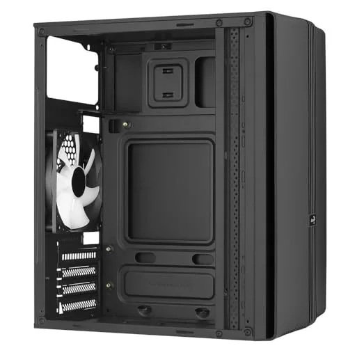 Boîtier Mini Tour Micro ATX - Aerocool - Evo Mini RGB - Panneau Vitré - Noir - Compact - vue 3