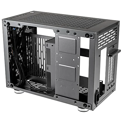 Boîtier Mini Tour Mini ITX Rocket Heavy Vented Edition avec Panneau Vitré Gris - vue 7