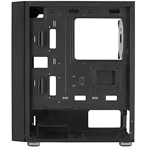 Boitier Moyen Tour ATX AeroCool Graphite RGB avec panneau vitré (Noir) - vue 6