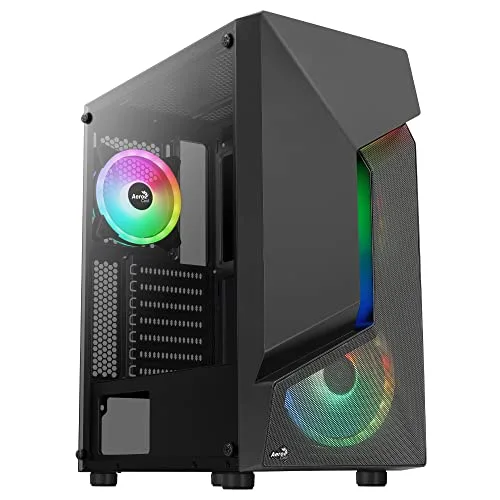 AeroCool Scape V3 RGB ATX avec 3 ventilateurs ARGB et panneau vitré