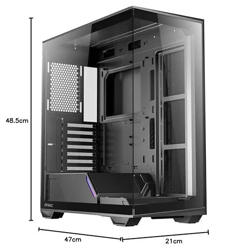 Boitier Moyen Tour ATX - ANTEC - Constellation C3 - Noir - Ventilateurs RGB - Design élégant - vue 7