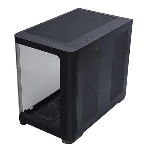 Boitier Moyen Tour ATX - iTek - Dark Cave Curved - Noir - 2 USB 3.0 - Type-C - vue 7