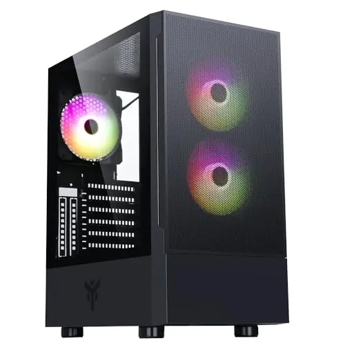 ITek SIISBE 3.0 ATX RGB Noir 3 ventilateurs ARGB préinstallés