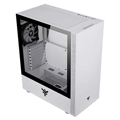 Boitier Moyen Tour ATX - iTek - Vertibra S210 RGB - Blanc - Panneau Vitré - Eclairage RGB - vue 6
