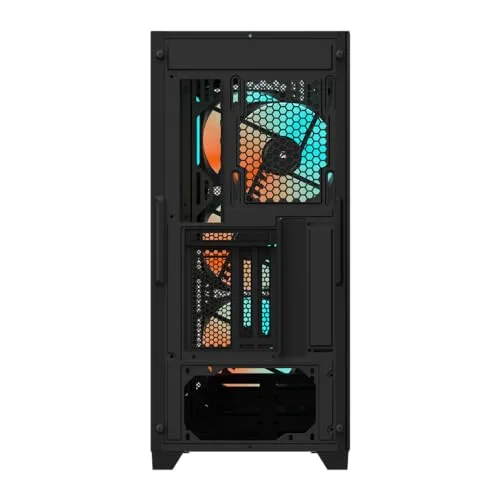 Boîtier moyen tour - GIGABYTE - C301 Glass V2 - Verre trempé - Noir - 2 ports USB 2.0 - vue 2