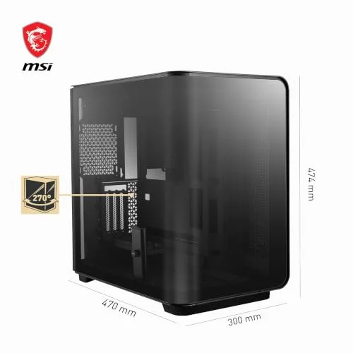 Boîtier Moyen Tour - MSI - MEG MAESTRO 700L PZ - Verre trempé - Gestion avancée des câbles - Design moderne - vue 7