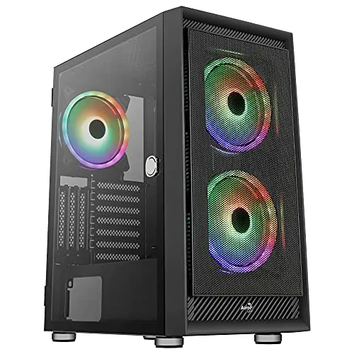 AeroCool Graphite G V3 ARGB ATX Mid Tower Noir 3x 140mm