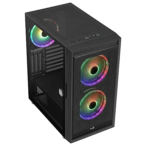 Boîtier PC - AEROCOOL - Graphite G V3 - Boitier sans alimentation - Moyen tour - Format ATX - Noir ( ACCM-PB24133.11 ) - vue 3