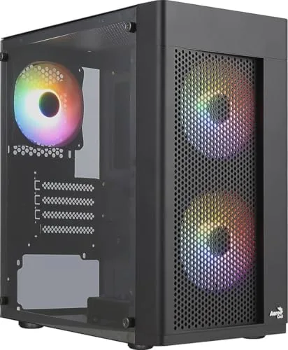 AeroCool Hexform G v2 Noir Mini-Tour Micro-ATX 3 ventilateurs FRGB