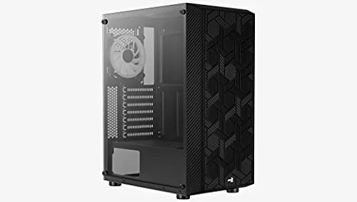 Boîtier PC - Aerocool - Hive V3 RGB - Moyen Tour - Panneau Vitré - Noir - vue 2