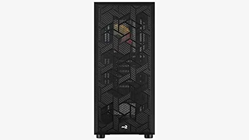 Boîtier PC - Aerocool - Hive V3 RGB - Moyen Tour - Panneau Vitré - Noir - vue 3