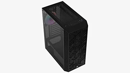 Boîtier PC - Aerocool - Hive V3 RGB - Moyen Tour - Panneau Vitré - Noir - vue 8