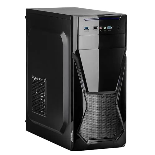 Akyga AK13BK Boîtier PC Micro Tower ATX Noir 7 baies