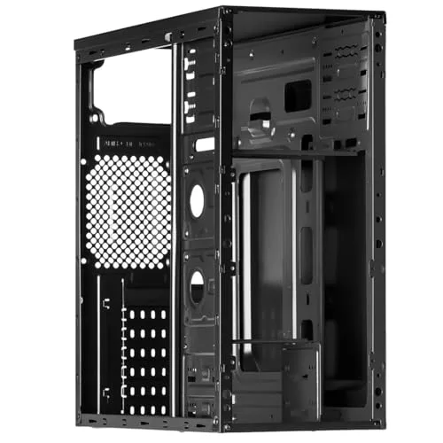 Boîtier PC Akyga AK13BK - Tour midi ATX - Noir - 7 baies internes - Refroidissement arrière 120mm - vue 3