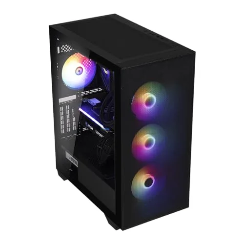 Boîtier PC - BITFENIX - Flow (Noir) - Moyen tour - Format ATX - Sans alimentation - vue 4