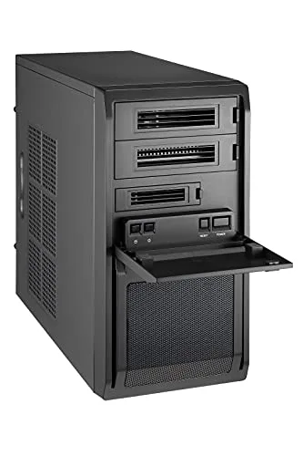 Boîtier PC Chieftec LIBRA Series LT-01B - Tour Micro ATX - Pas dalimentation - USB/Audio - vue 2