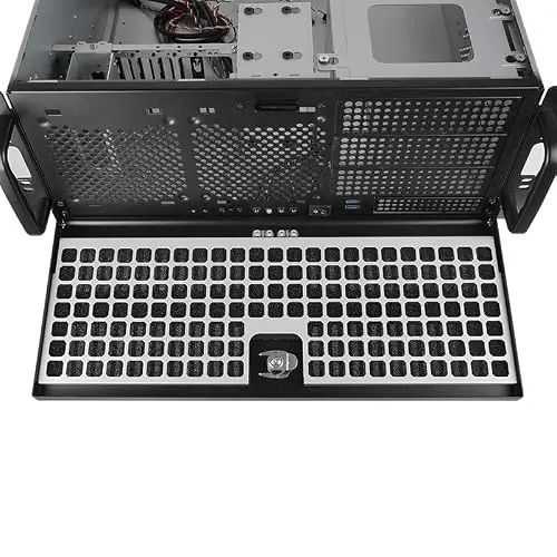 Boitier PC - Chieftec - UNC-409S-B-OP - Rack 19 4U - Noir - Alimentation 400W - vue 3