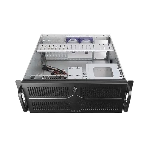 Boitier PC - Chieftec - UNC-409S-B-OP - Rack 19 4U - Noir - Alimentation 400W - vue 4