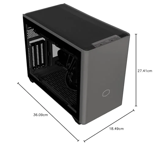 Boîtier PC - COOLER MASTER - NR200P MAX - Alimentation 850W - Refroidissement liquide 280mm - Mini ITX - vue 7