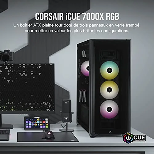 Boîtier PC - CORSAIR - CC-9011226-WW - 7000X - Noir - vue 2