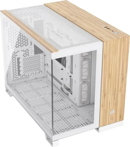 Corsair 2500X Boîtier mATX Double Chambre Blanc/Bambou