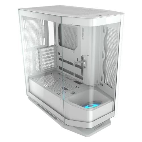 Boîtier PC - Cougar - FV270 - Verre trempé incurvé - Blanc - Installation sans outil - vue 2