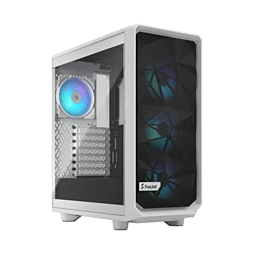 Fractal Design Meshify 2 Compact RGB White TG Clear Tint ATX