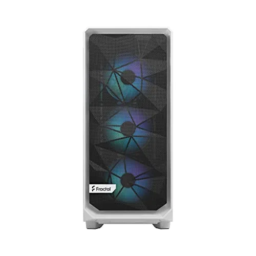 Boîtier PC FRACTAL DESIGN Meshify 2 Compact RGB White TG Clear Tint ATX - vue 6