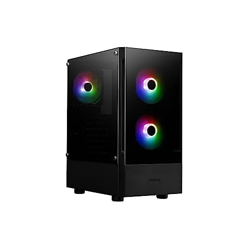 Boîtier PC - Gamdias - Talos E3 - Panneau en verre trempé - RGB personnalisable - ATX - vue 3