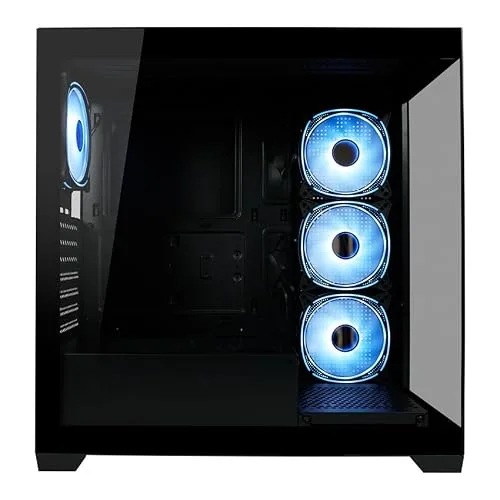 Boîtier PC Gamer ATX LC-Power 715B – Verre Trempé 4 Ventilateurs ARGB Installation Facile - vue 3