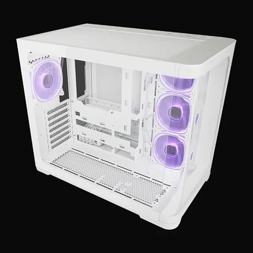 Boîtier PC Gamer - LC-Power Gaming 8001W Pro-Storm Light - Compatible ATX - Design moderne - vue 4