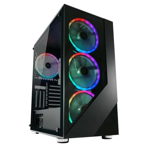 LC-Power Gaming 803B Shaded_X 4x 140mm ARGB ATX Verre trempé