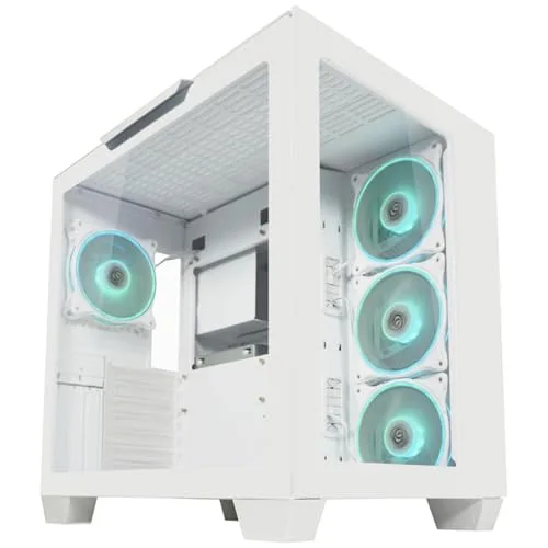 Boîtier PC Gamer - LC-Power - Gaming 807W - 4 ventilateurs ARGB - Verre trempé - Compatible ATX - Compatibilité étendue - vue 2