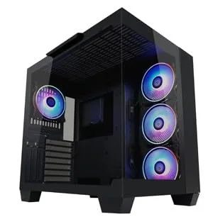 LC-Power Gaming 809B Dark Storm X Noir ATX 4x ventilateurs ARGB