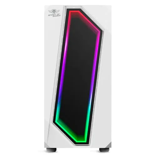 Boîtier PC Gamer - Spirit Of Gamer - INFINITY ARTIC - Blanc - RGB - Verre Trempé - vue 3