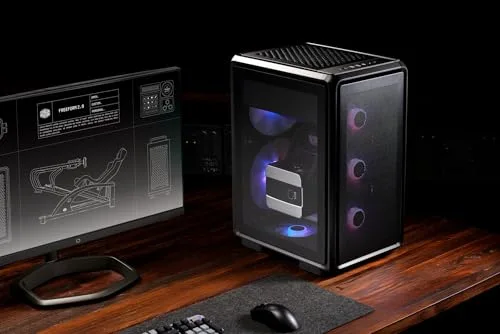 Boitier PC Gaming - COOLER MASTER - MF400M-KHNN-S00 - MasterFrame 400 Mesh Black - Micro-ATX et Mini-ITX - vue 7