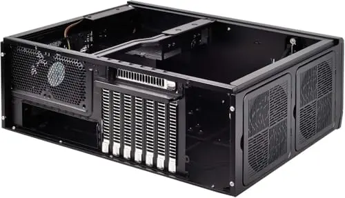 Boîtier PC HTPC ATX SilverStone SST-GD10B - Haute performance du flux dair silencieux - Noir - vue 6