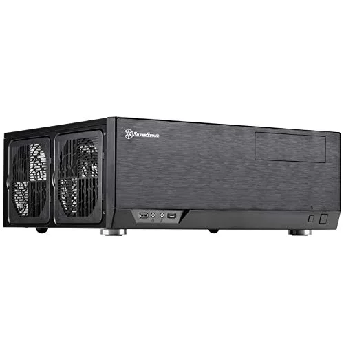 Boîtier PC HTPC - SILVERSTONE - SST-GD09B-C - Aluminium - 2 baies internes - 8 baies dextension - vue 2