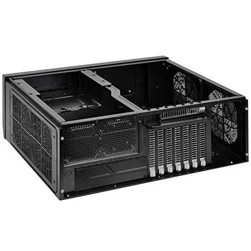 Boîtier PC HTPC - SILVERSTONE - SST-GD09B-C - Aluminium - 2 baies internes - 8 baies dextension - vue 9