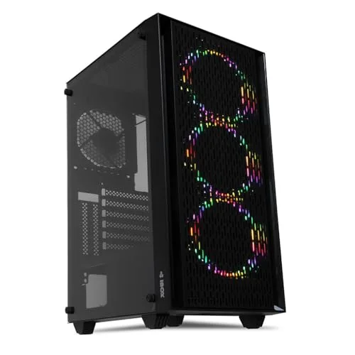 Ibox Cetus 903 Boîtier Midi Tour Noir ARGB 4 Ventilateurs