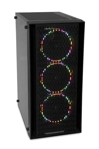 Boîtier PC - IBOX - Cetus 903 - Midi Tour Noir - Éclairage ARGB - Micro-ATX/Mini-ITX - GPU jusquà 290 mm - vue 2