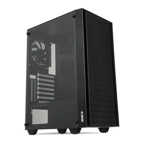 Boîtier PC - IBOX - Cetus 903 - Midi Tour Noir - Éclairage ARGB - Micro-ATX/Mini-ITX - GPU jusquà 290 mm - vue 5