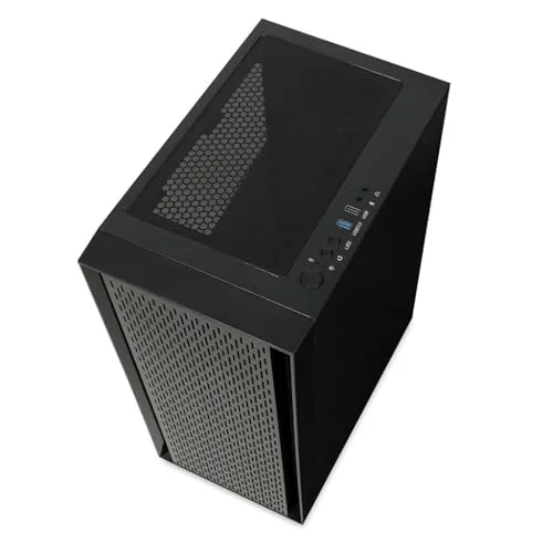 Boîtier PC - IBOX - Cetus 903 - Midi Tour Noir - Éclairage ARGB - Micro-ATX/Mini-ITX - GPU jusquà 290 mm - vue 6