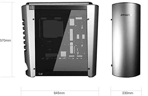 IN WIN 915 Silver Full Tower ATX Verre Trempé