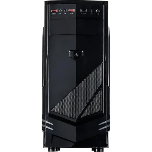 Boîtier PC Inter-Tech B-30 - Noir - ATX/Micro-ATX - 2 ventilateurs avant - 5 baies internes - vue 2