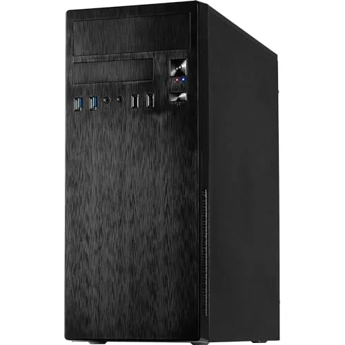 Boîtier PC - INTER-TECH - IT-2812 Business - Noir - ATX - 4 ports USB - Tour - vue 2