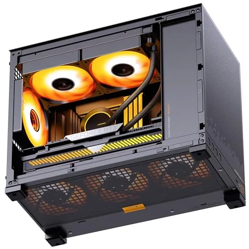 Boîtier PC - Jonsbo - D32 STD - Maille - Noir - Micro-ATX - Flux dair puissant - vue 3